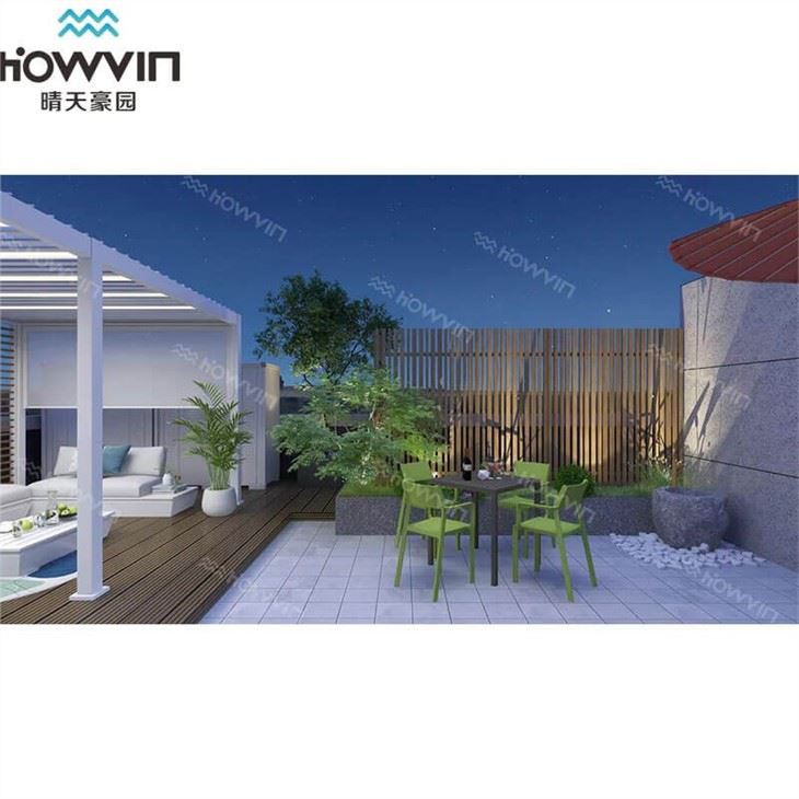 10x10 Pergola With Retractable Canopy